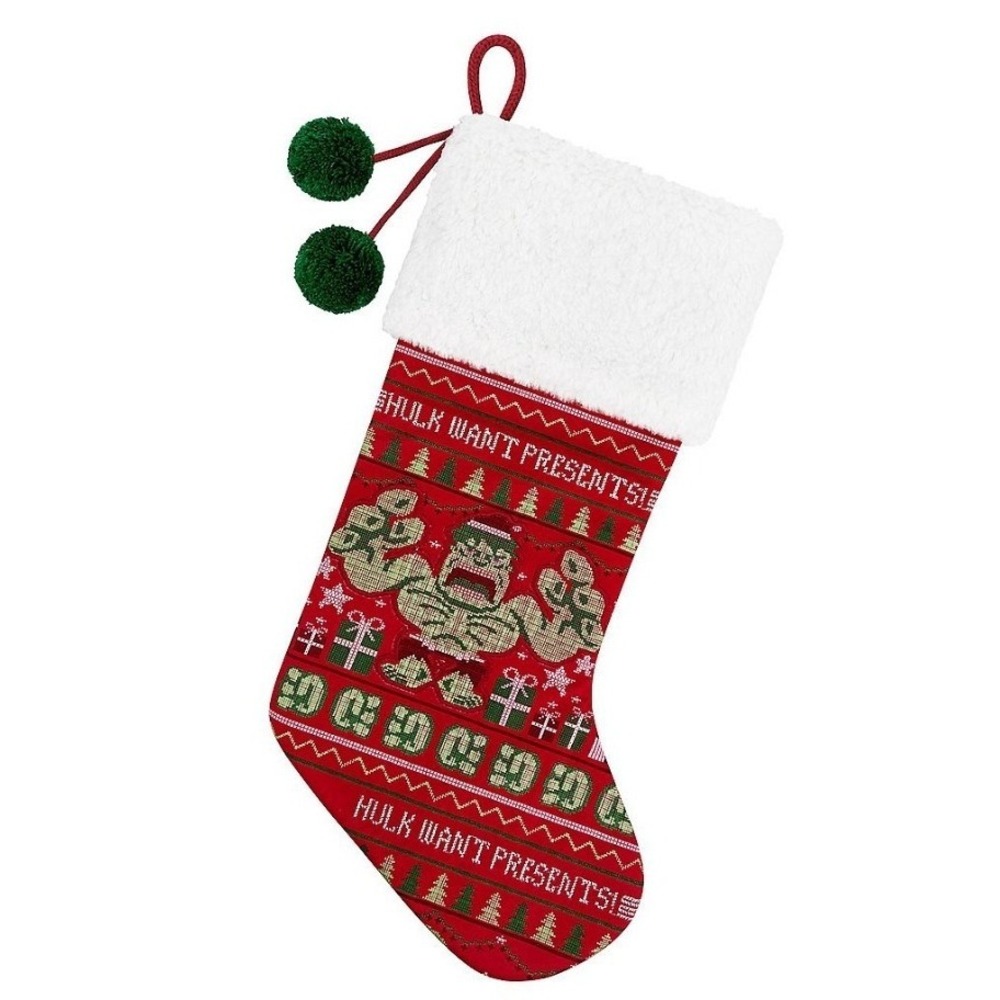 Marvel‎ Incredible Hulk Christmas Stocking 22" St Nicholas Square New